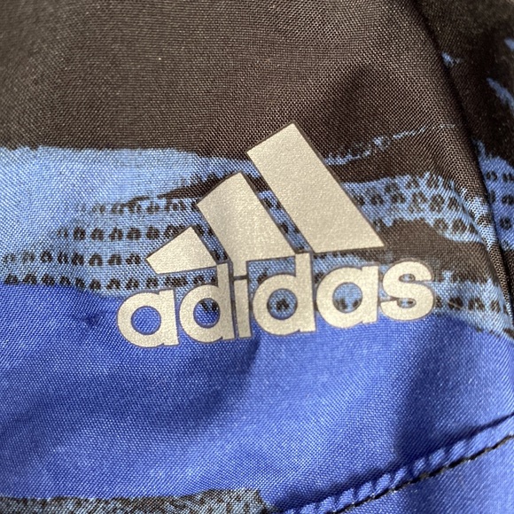 Adidas blue and black camo shorts, they are for kids and are size US 7 girls. - Picture 3 of 3